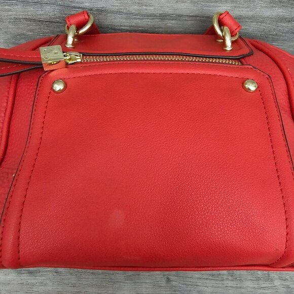 Juicy Couture Style 600 Vegan Leather Red Handbag - Picture 16 of 16